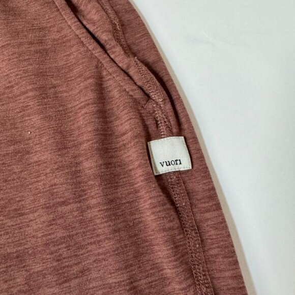 Vuori Womens M VW426 Jumpsuit Racerback Romper Dark Terracotta Red Brown Lux - Picture 4 of 10